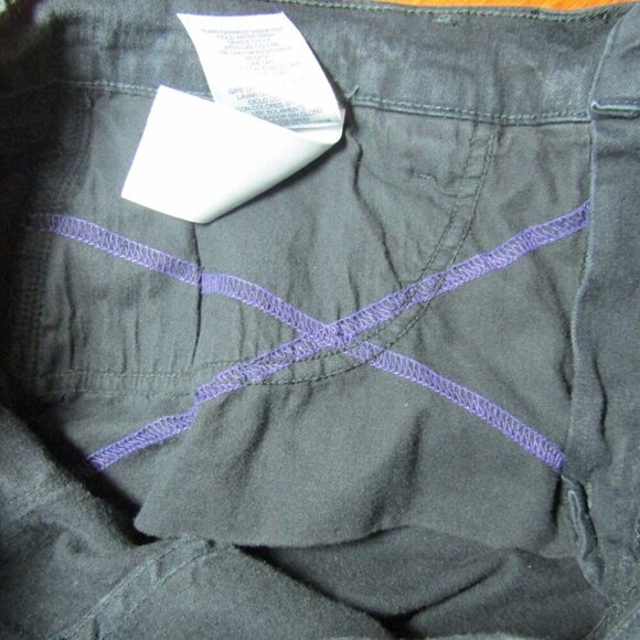 NYDJ Jeans Black Denim Lift Tuck Technology Size 16 Straight Leg Stretch USA - Picture 11 of 12